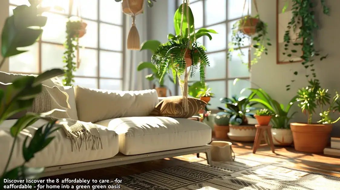 Descubra plantas baratas e simples de cuidar para decorar sua casa e trazer o verde para dentro!