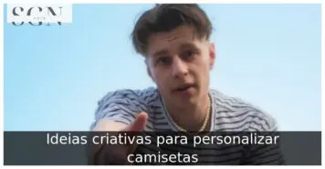 Ideias criativas para personalizar camisetas